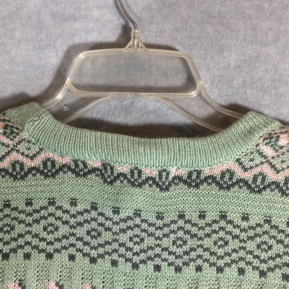 PINK ROSE Aztec Southwest Design Long Line Open Front Cardigan with Long Sleeves - Picture 4 of 16